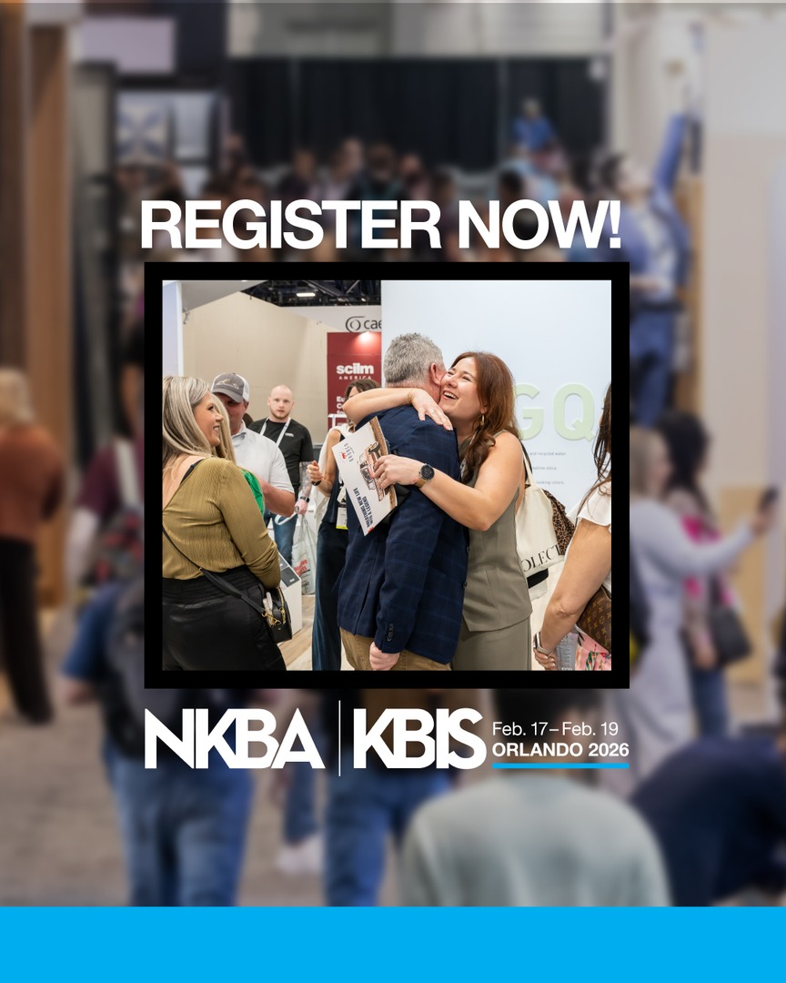 KBIS's tweet image. Big. Bold. Connected. KBIS. 🔥

It’s more than a trade show. it’s where the design community comes together. Reunite with friends, make new connections, and celebrate the people who make this industry unforgettable.

Register now: bit.ly/KBIS2026-X 

📸 Emerald/KBIS