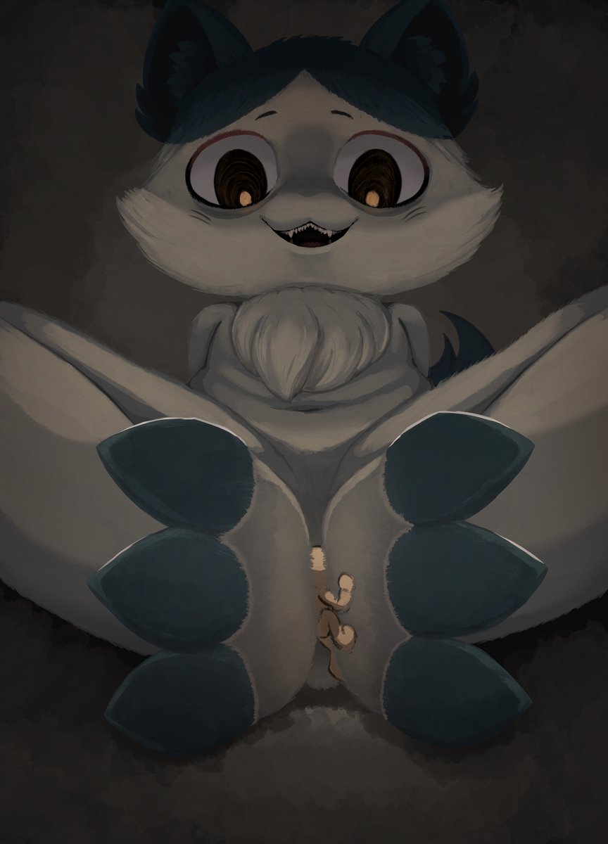 Can't escape Hachiware's grasp...

Experimented with a different art style. I also meant to post this for Halloween given its vibes, but I kinda missed the deadline. Whoops.

#ちいかわ #Chiikawa #nsfw #furry #furryart #art