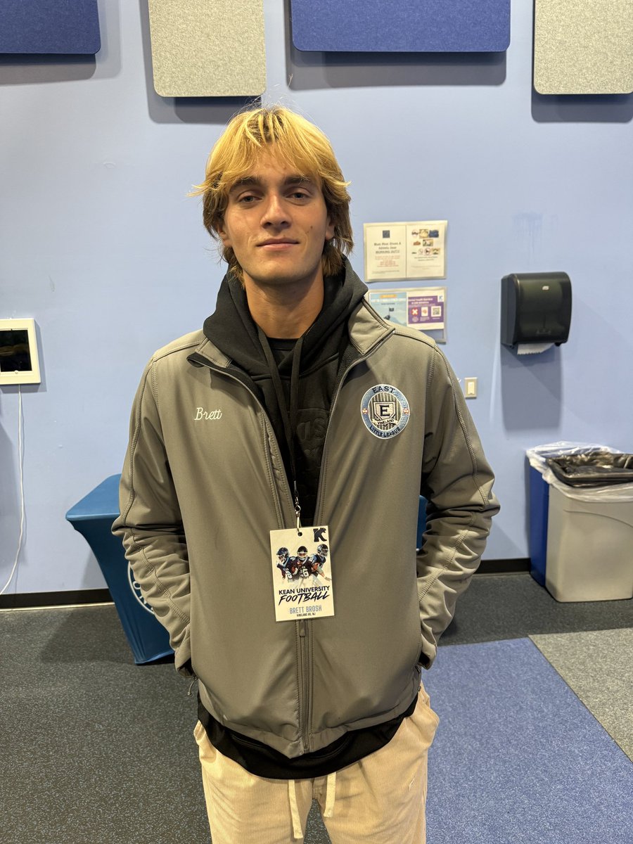brettwithnobev's tweet image. Thank you @KUFootball212 @Coach_Galante for inviting me for an official visit to Kean University!