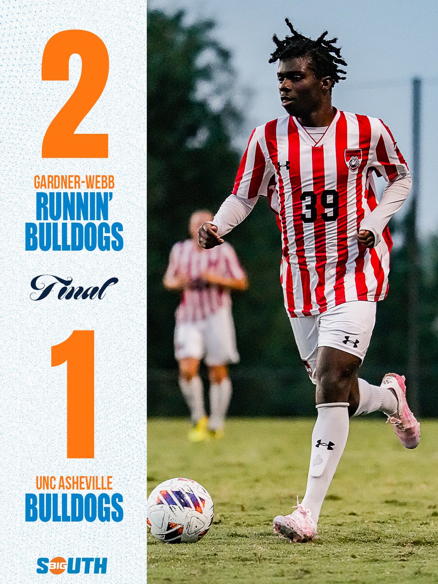 COMEBACK ROAD WIN ✅

Samson Kpardeh nets two goals in three minutes (74’, 76’) to lift <a href="/GWUsoccer/">Gardner-Webb Men’s Soccer</a> to victory and lock up the No. 2 seed in the Big South Championship!

#BigSouthMSOC