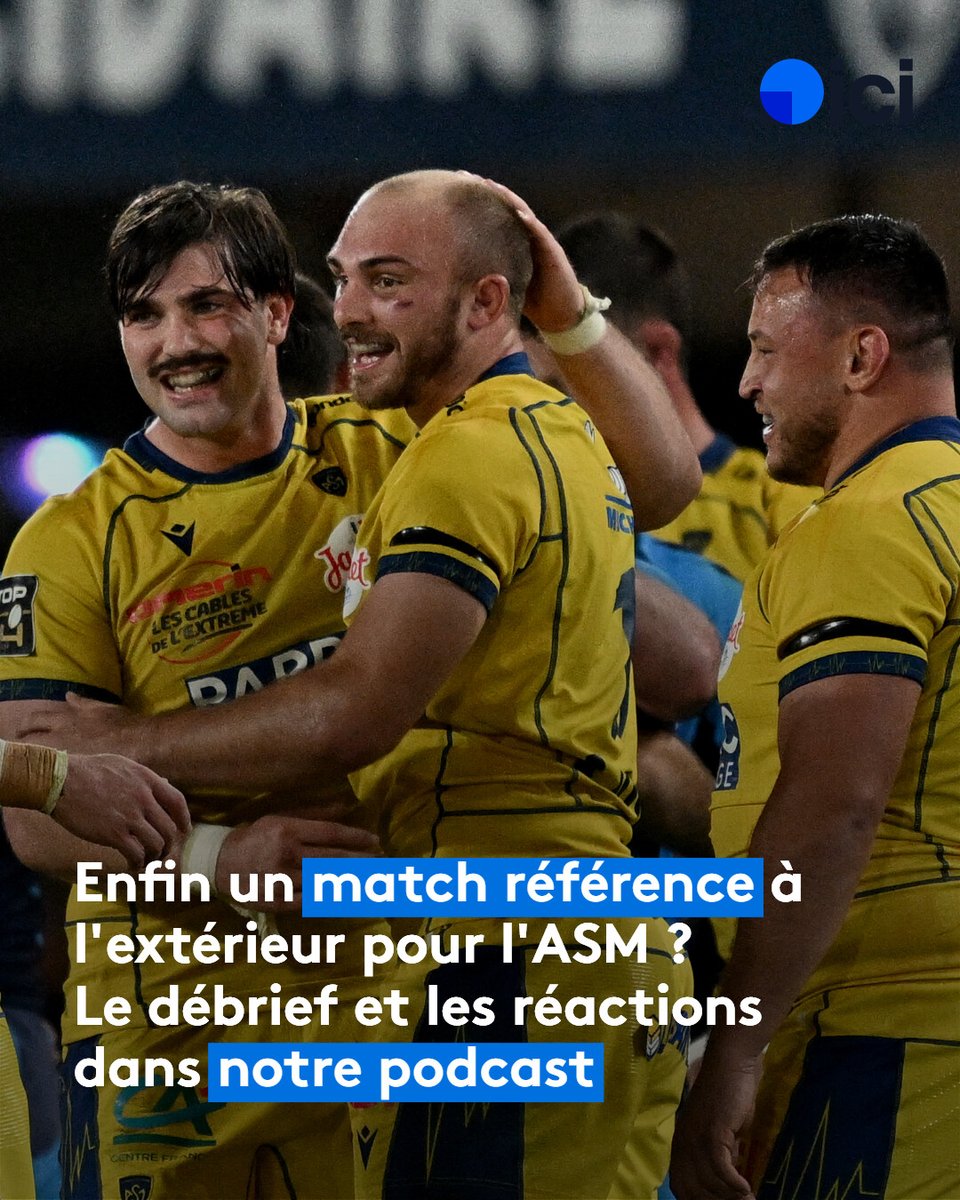 🎙️ PODCAST - L'ASM tient sa première victoire à l'extérieur de la saison

➡️ Les réactions de Christophe Urios, Marcos Kremer et Joris Jurand
➡️ Un match référence à l'extérieur ?
➡️ Bautista Delguy impérial dans les airs, homme du match ?

🔗️️ l.ici.fr/vSH