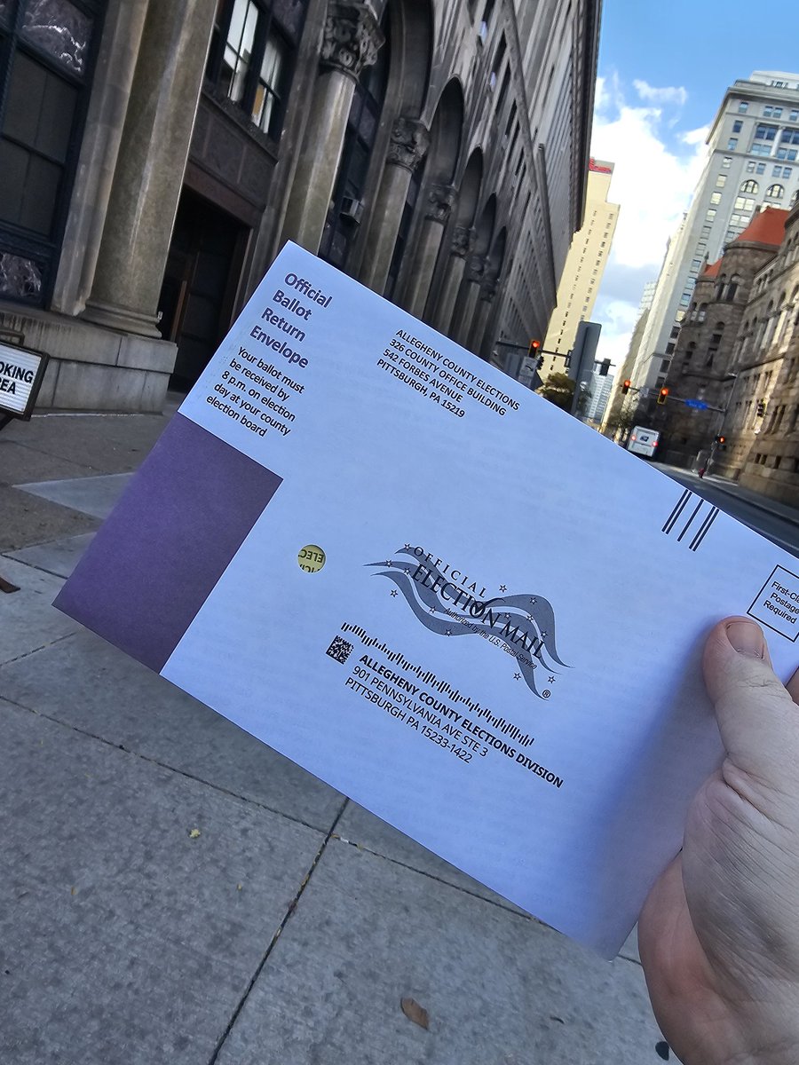 Don't forget that Election Day is this Tuesday! I dropped off my Mail in Ballot at the county office building today to make sure my vote is counted.