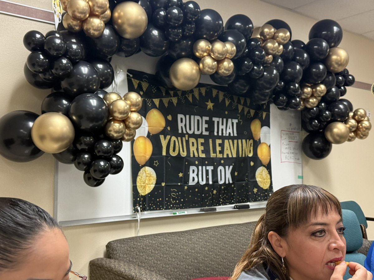 Bittersweet moment! I want to thank my department coworkers for all the years we've worked together. I will always cherish the good and bad moments we've shared. Thanks to <a href="/SanElizarioISD/">San Elizario ISD</a> for believing in me 💙💛!  Let’s continue to do our best job for our students!