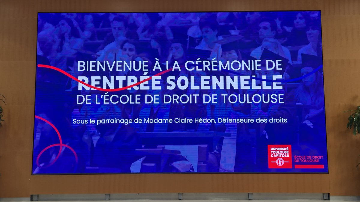 ✨️Le 15 oct., c'était la 796ème cérémonie de remise des diplômes de <a href="/EcoleDroitTlse/">École de droit de Toulouse</a>.
Très honoré de remettre le prix du major des majors master à Matthieu en droit notarial👏🏻
Félicitations à tous ces majors de promotions 👩‍🎓👨‍🎓 &amp; à l'École de Droit pour cette superbe cérémonie !