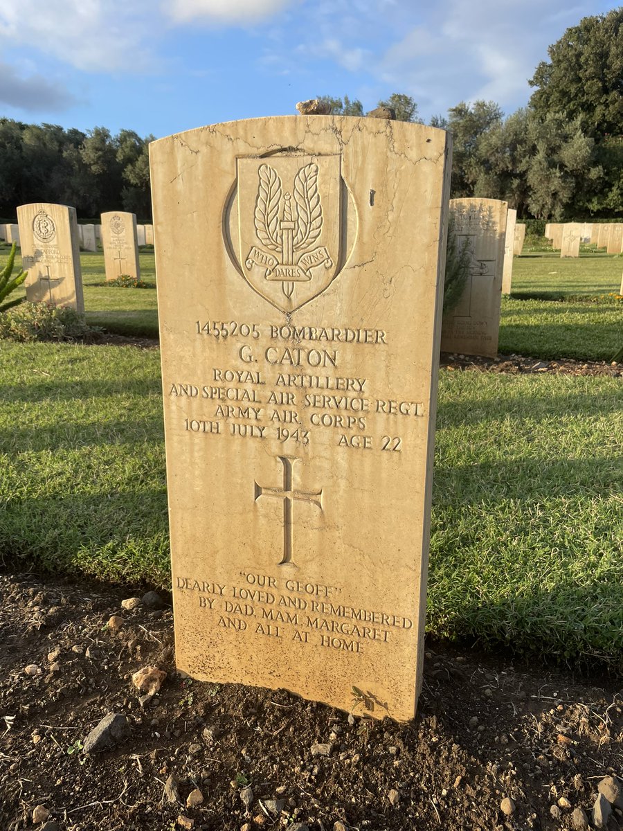 A great day out on the ground looking at the British landings for Operation Husky in Sicily.

We had an insightful Q&amp;A session with Bobby Schofield who portrayed David Kershaw in the BBC ‘SAS Rouge Heroes’ series. We discussed the realities of the attack on the Batteria Lamba