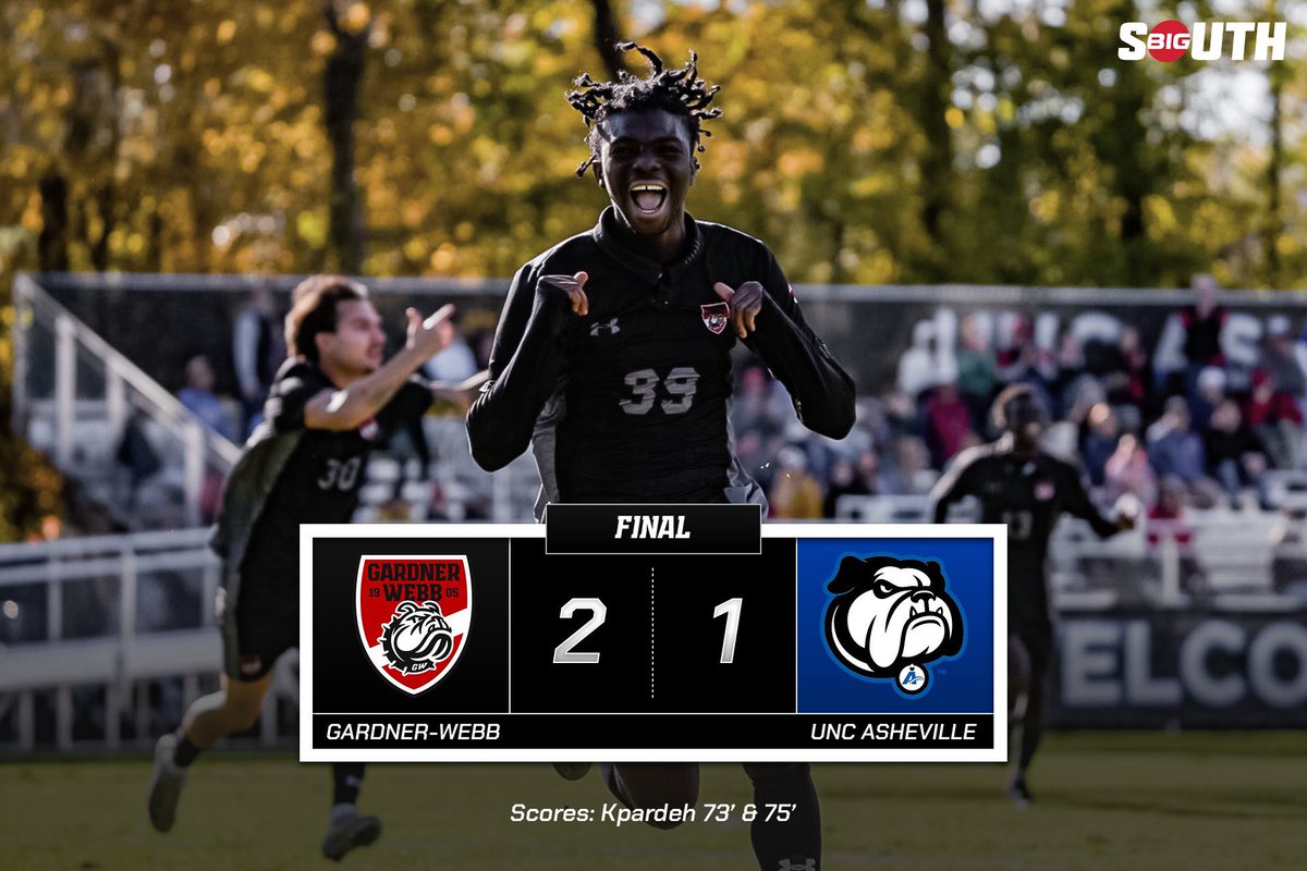 What a game and a thriller here in Asheville. Dawgs secure 2nd Seed for @bigsouthsports tournament!🔥✅