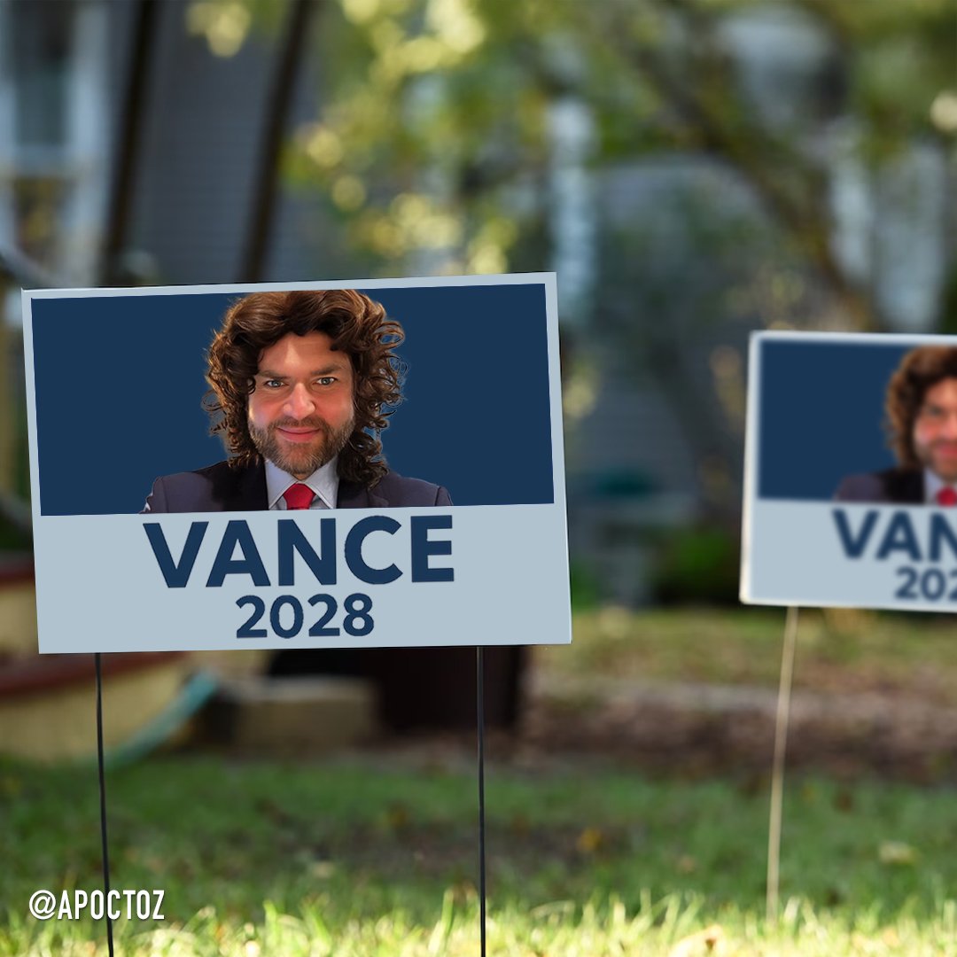 Vance 2028 Presidential Signs... 🤣🤣🤣