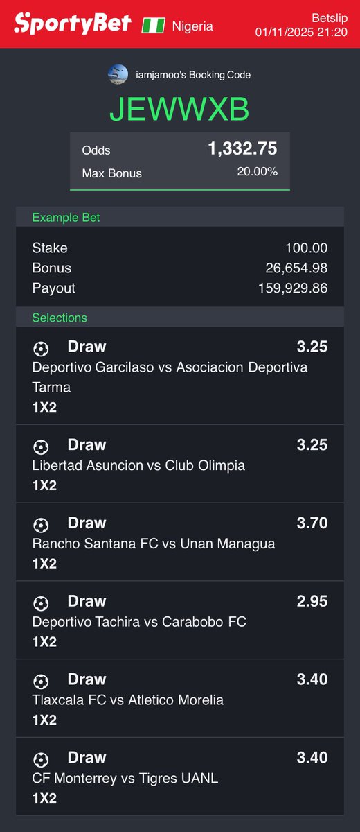 JEWWXB   6/6  1.3k odds 
<a href="/KakiJunior1/">Kaki Junior</a> <a href="/KidinkArmani1/">Kïdïñk✌🏾Armâñï</a> 
Risky 😩🔞