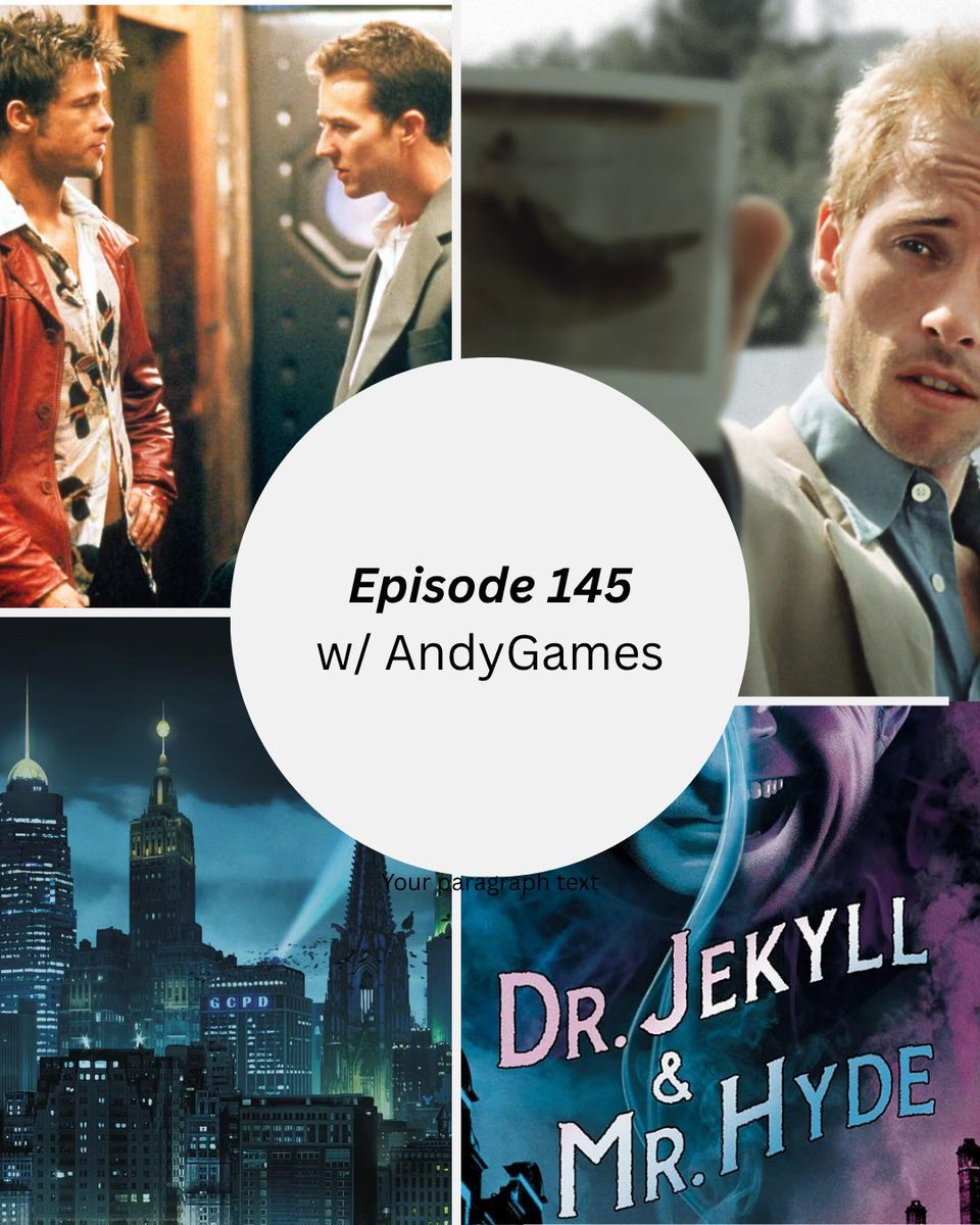 writethispod's tweet image. New episode! This one brought up themes of identity, memory, corruption, and more -- thankful to our guest AndyGames of @behindthecampod for joining us to make it work!