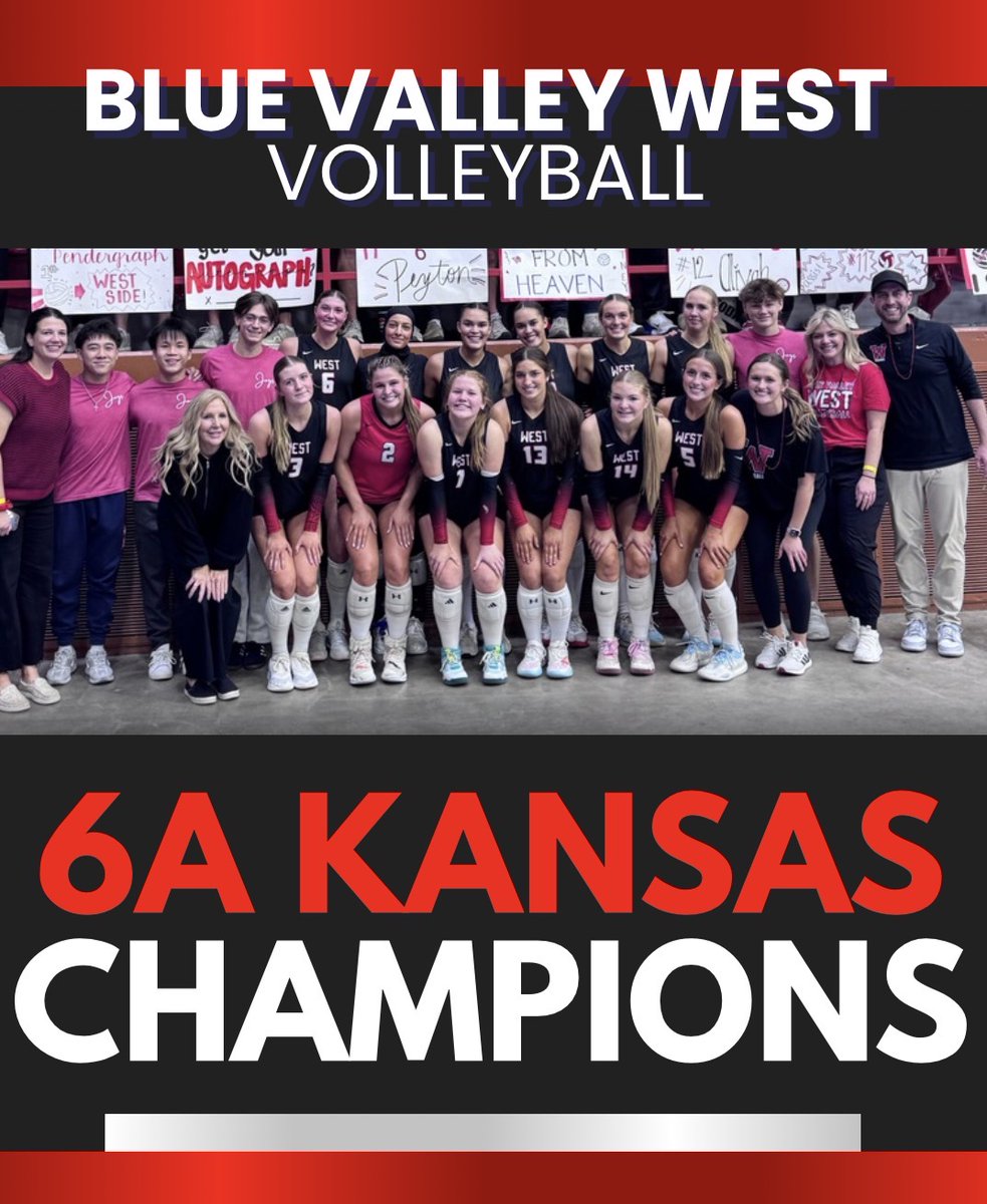 BVW - Please join us in congratulating your 2025 KS 6A STATE CHAMPIONS!!!!!!