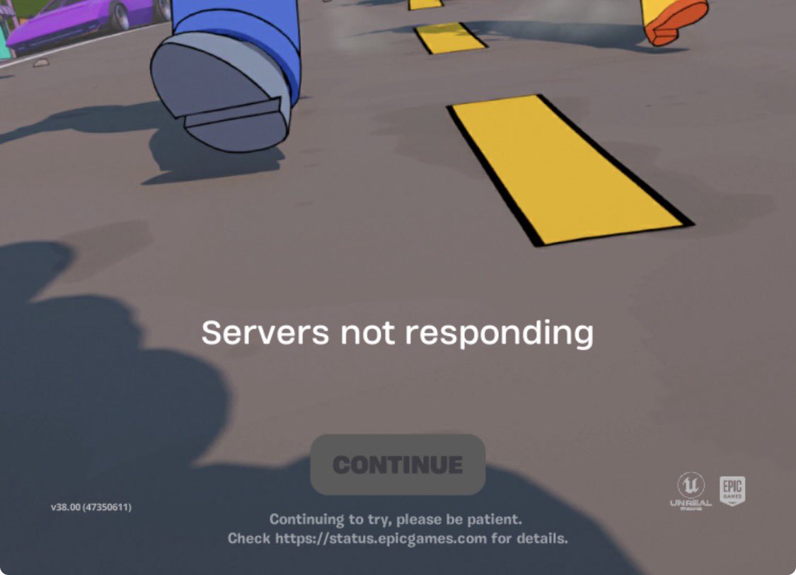 Brandonwait9's tweet photo. @FortniteStatus When are you fixing Fortnite on iPhones?! 
I have been getting the same message on my phone since noon!! 😑😓

App is updated, phone updated, phone and app have been restarted…. Nodda! https://t.co/qD7xAirnHa