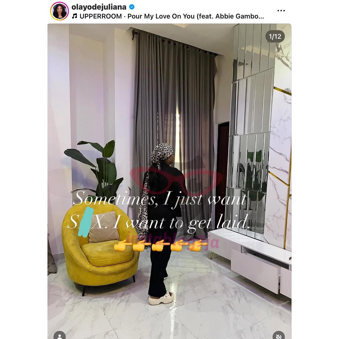 instablog9ja's tweet image. Actress Juliana Olayode writes about being celibate as she shares the sacrifices she has had to make because of her faith