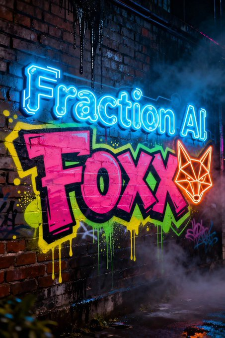 mailson743's tweet image. This collab thrives on intent. @FOXX_NFT fuels imagination, @FractionAI_xyz drives evolution. Together, they build presence, not just a product.