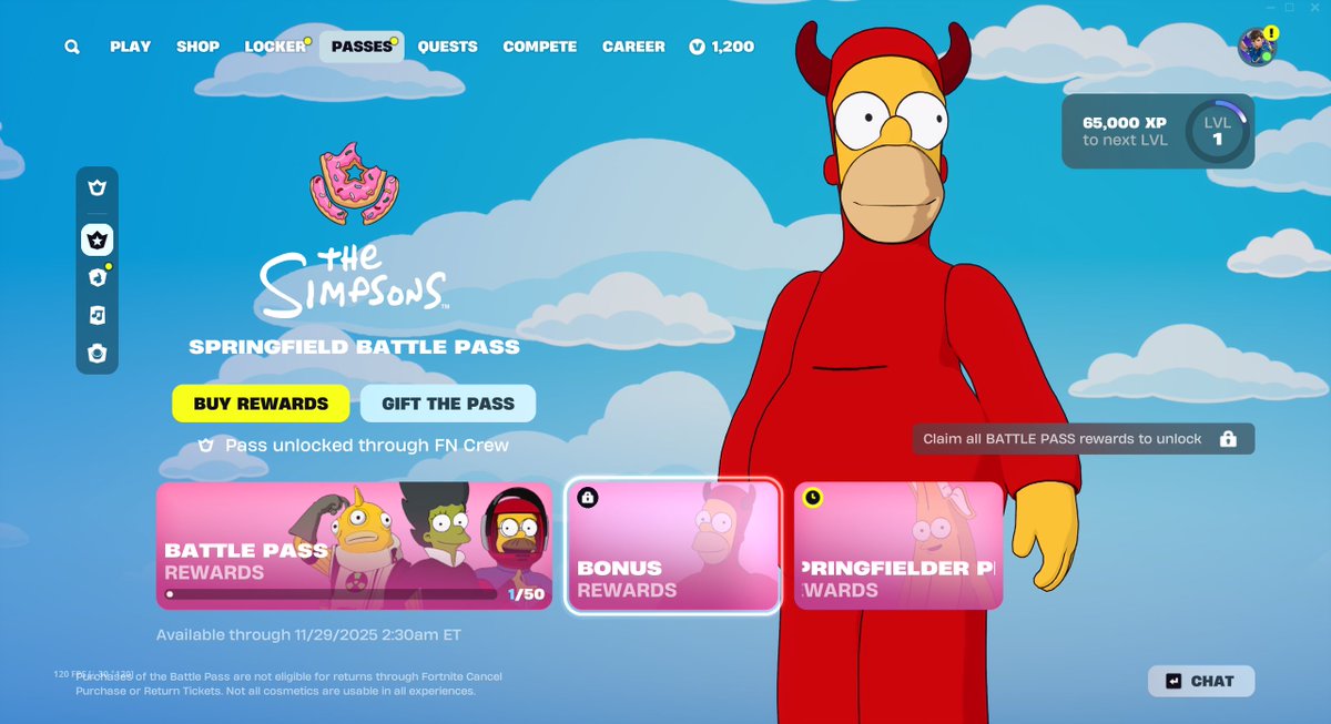 HYPEX's tweet image. SERVERS UP — SIMPSONS SEASON IS HERE

Consider using code "HYPEX" if you'd like to support me, really appreciated ❤️ #EpicPartner