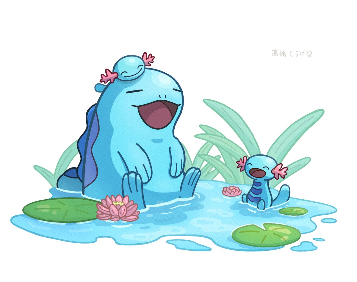 ウパー・ヌオー
#ポケモンイラスト
