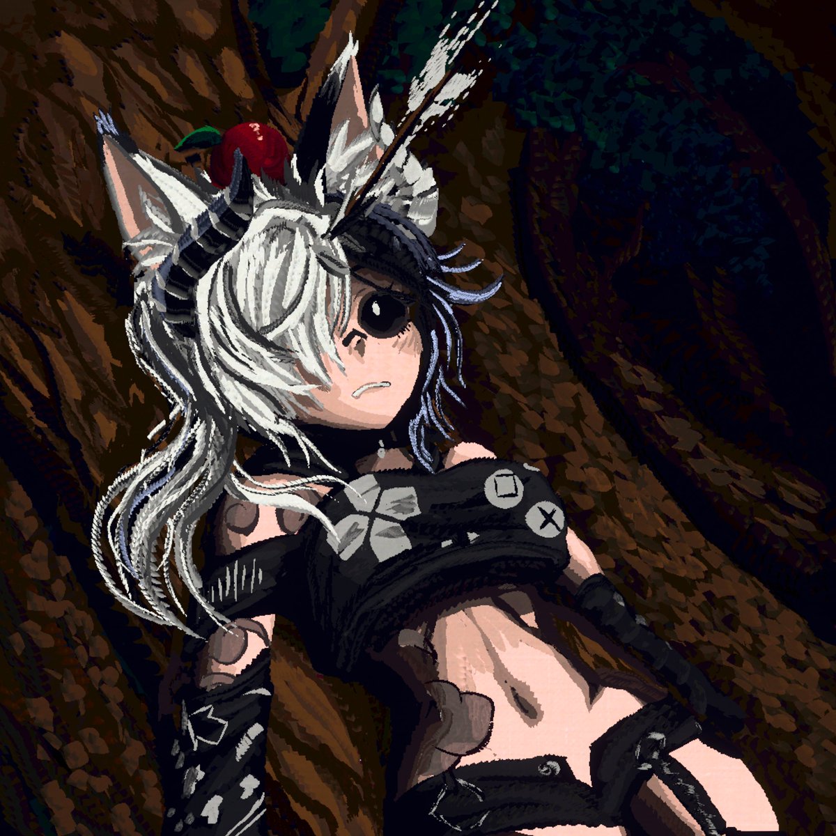 DullDummy's tweet image. Inkyween Day 31
Painting of Arcade
Word: Farwell

Painting nr. 61 was a fun one! Had so much fun! 
Will upload the last painting tomorrow! &amp;lt;3