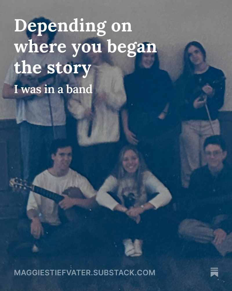 Over on my Substack, I've written about inevitability and the stories we tell about ourselves: open.substack.com/pub/maggiestie…