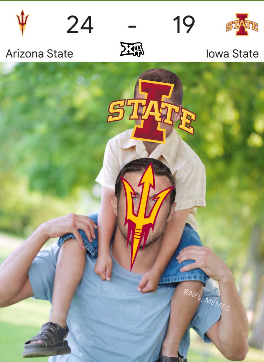 No Leavitt, no problem!!! Arizona State wins the Big 12 Championship Rematch🔱🔱🔱🔱