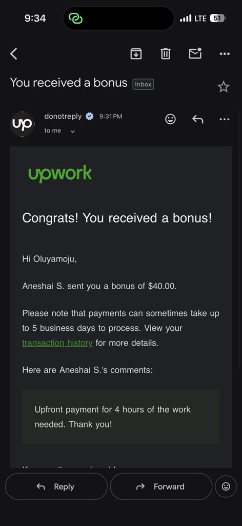 techwithnimmy's tweet image. Started the month with a contract and a upfront payment bonus! 🎊🎊😅

Thank you @bubble and @Upwork