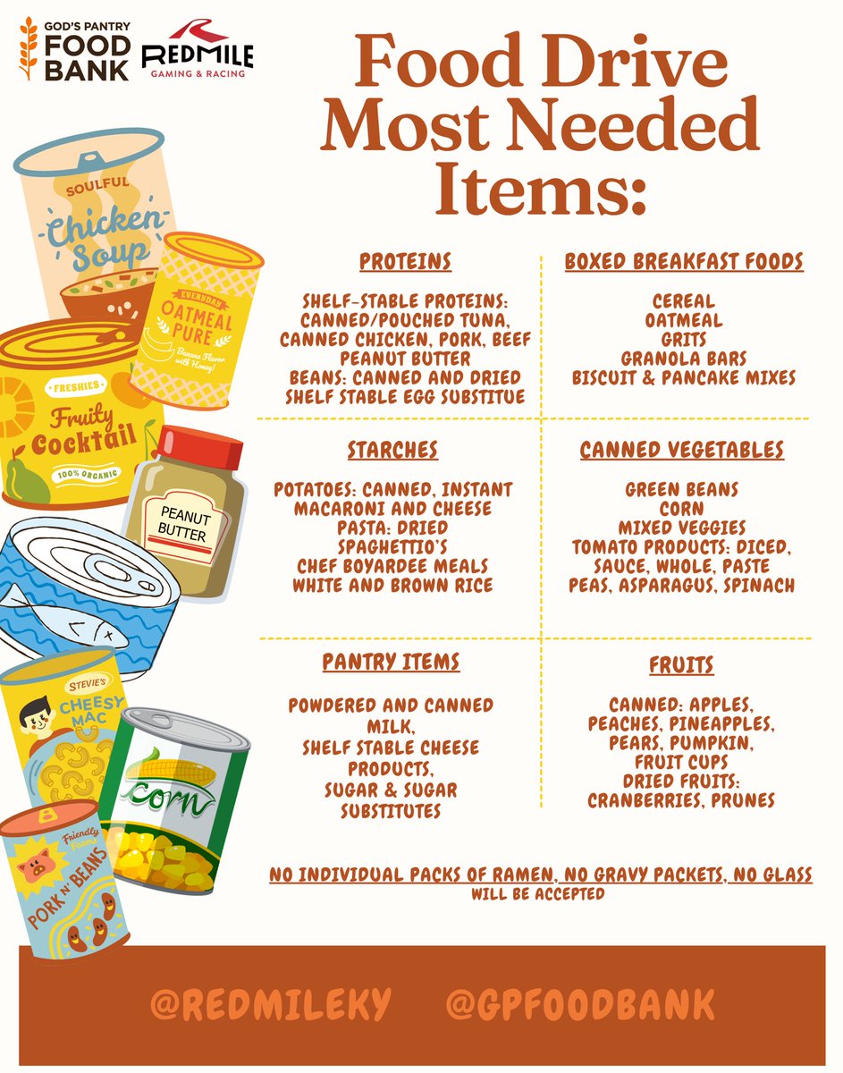 Help us make a difference! 
Join our Food for Freeplay Drive supporting <a href="/GPFoodBank/">God's Pantry Food Bank</a> ! 🥫

Donate today, November 1 - 16 to earn entries for your chance to win BIG Freeplay on Sunday, November 16! 

The more you give, the more chances you have to win! 🙌
#GiveBack #lex #donate