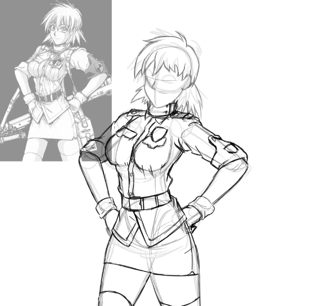 Well since October is over I can just share this drawing I never finished... I was planning to have this be my PNG for streams while I played horror games. I just was working nonstop &amp; the days I did have off I was too exhausted. I'm sorry everyone for the lack of content.