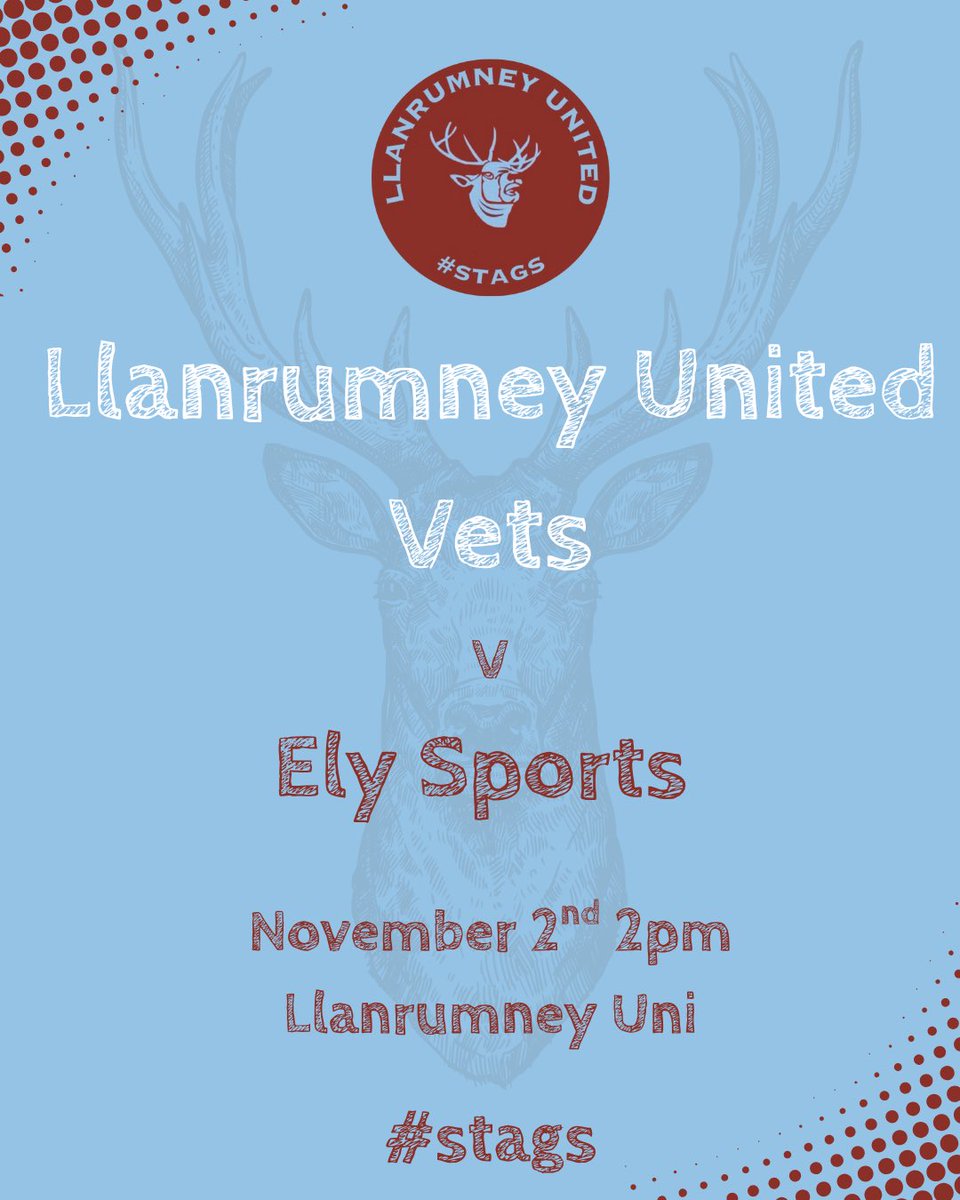 Big weekend of home action for the #Stags! 🔥

We’ve got three Men’s games to get behind this Sunday:

⚽ Youth Red take on Treforest
⚽ Youth Black face Canton Rangers
📍 Both kick off at 2pm at the Jamie Burley Group Stadium

Meanwhile, our Vets are at Llanrumney University 3G