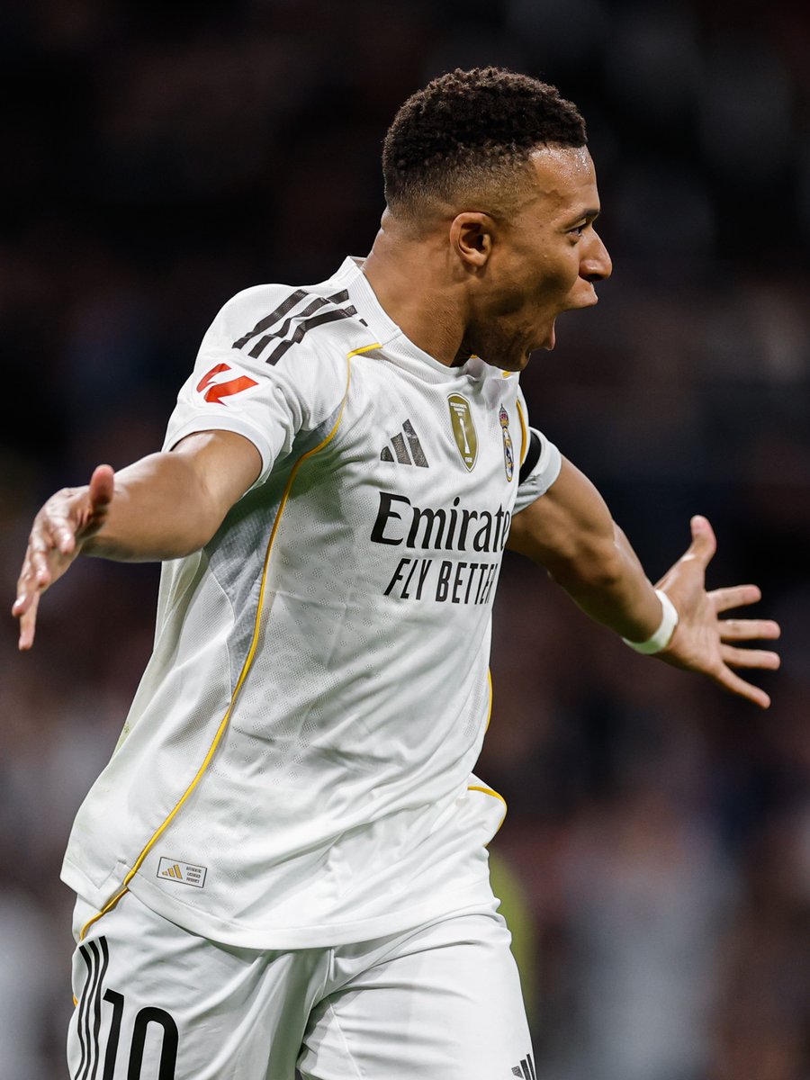 realmadrid's tweet photo. Nuestro querido @KMbappe en lo que va de @LaLiga:

GOL
GOL
GOL
GOL
GOL
GOL
GOL
GOL
GOL
GOL
GOL

Iremos actualizando este tweet. https://t.co/rSVfLc1MIE
