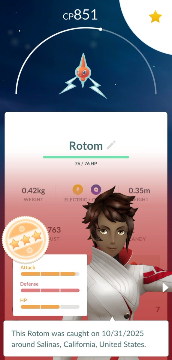 My First Rotom 👀 #PokemonGO