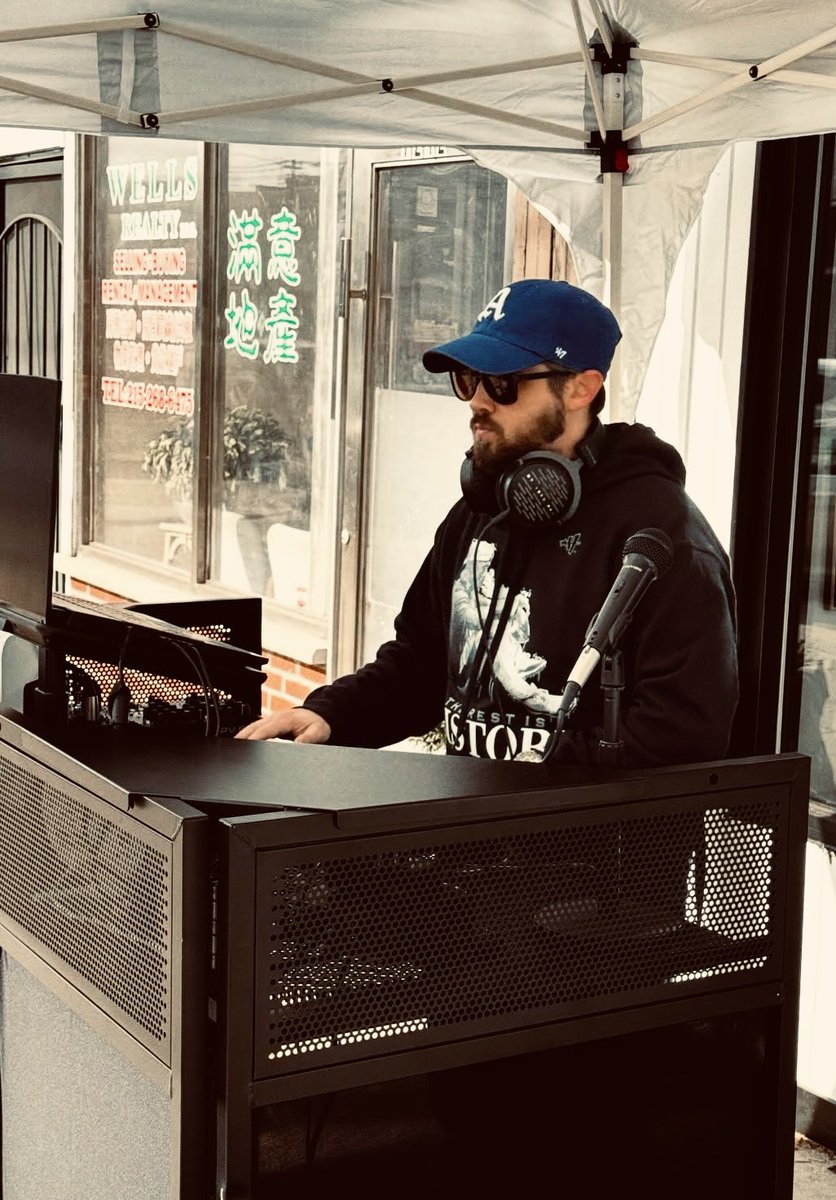 The new <a href="/ArtHistory101/">Art History 101</a> store is now open. Drop in, 7214 Frankford Ave. Today’s grand opening event was a dope day in Mayfair🔥💣🎶