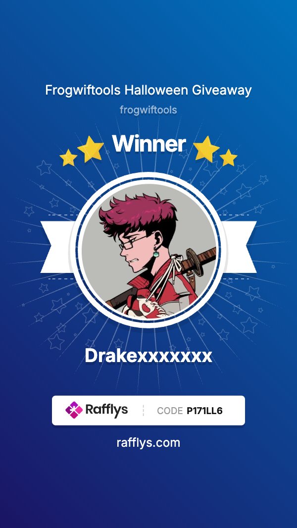 frogwiftools's tweet image. Congrats @Drakexxxxxxx on winning the frogwiftools $100 in $SOL giveaway! Please open a ticket in our discord to claim your prize. More giveaways to come soon so if you didn&apos;t win remember to turn on notifications for the next one. Our next one maybe done on our new tiktok page,…