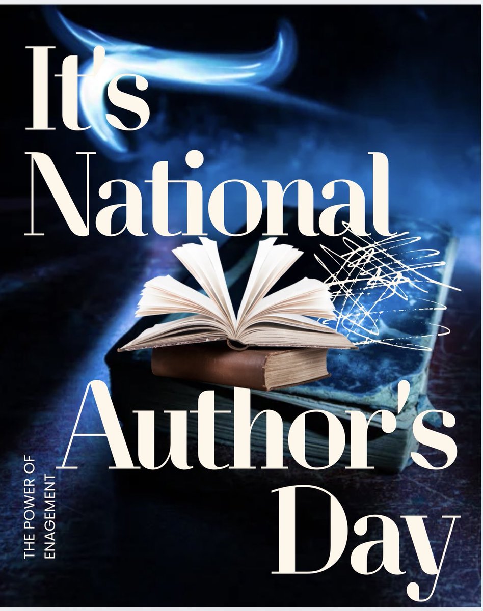 📚✨ Happy National Authors’ Day! ✨📚
Join us in honoring the incredible authors and the timeless books they bring into the world, especially the voices that shape American storytelling. #thepowerofengagement #writerssupport  #nationalauthorsday
