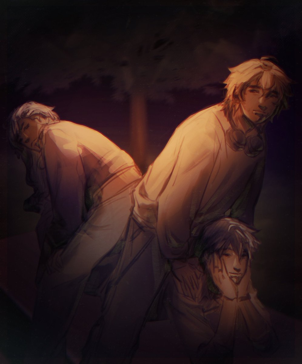 Kohane’s special album picture -6
I don’t even know at this point, I just redrew a picture I took of my friends………
#prsk_FA #akitoya