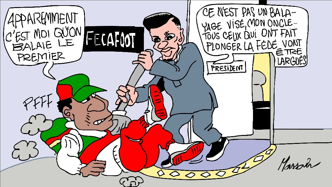 SELECTIONS NATIONALES: ETO'O COMMENCE LE NETTOYAGE
Jean-Baptiste Bisseck quitte la tanière des Lionnes 
, chassé non par un rugissement, mais par un coup de balai de la FECAFOOT. Le 29 octobre , la Fédération a mis fin à son règne #Cameroun#LionsIndomptables #SamuelEtoo