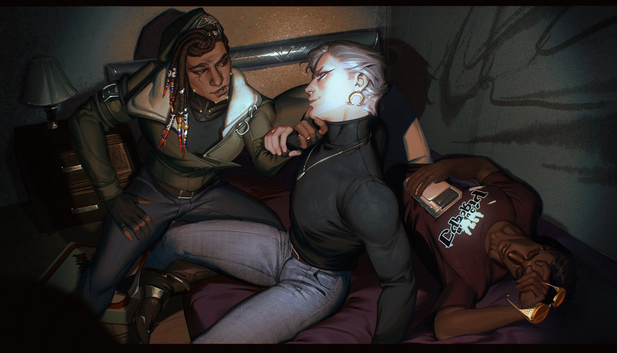 GroovyTaxi's tweet image. Who stays up late at the sleepover? 🦉 

#warframe #warframefanart #tennocreate