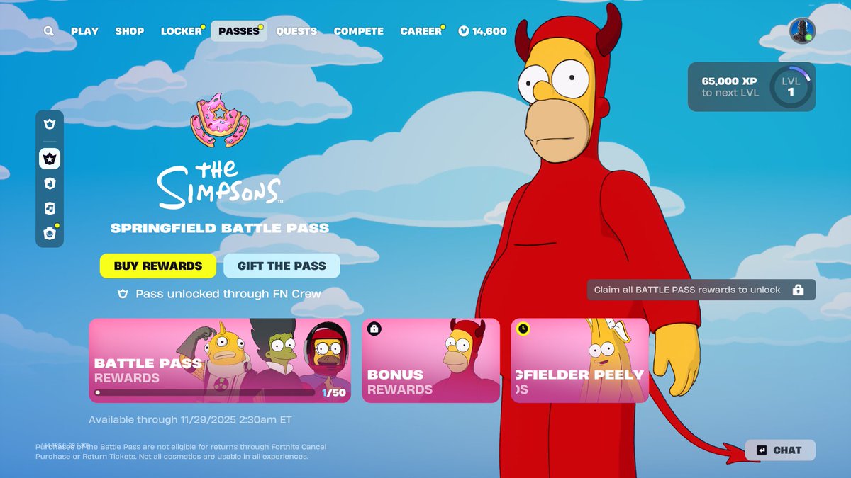 ItzzBeauYT's tweet image. If you want 13,500 V-Bucks for the NEW Simpsons Springfield Battle Pass, like this tweet and follow me with Notifications on, then check your dms.  

#Fortnite