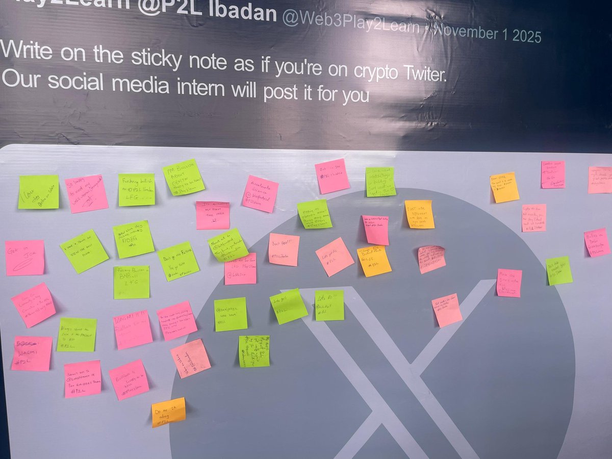 Web3Play2Learn's tweet photo. IBADAN, that was some show today! ๐ฎโ๐จ
Thank you, Ibadan. ๐
Drop your Hardest photo in the comment. ๐ซก
#P2Libadan #Play2Learnibadan #Play2Learnevent https://t.co/ys5RnJ4thw