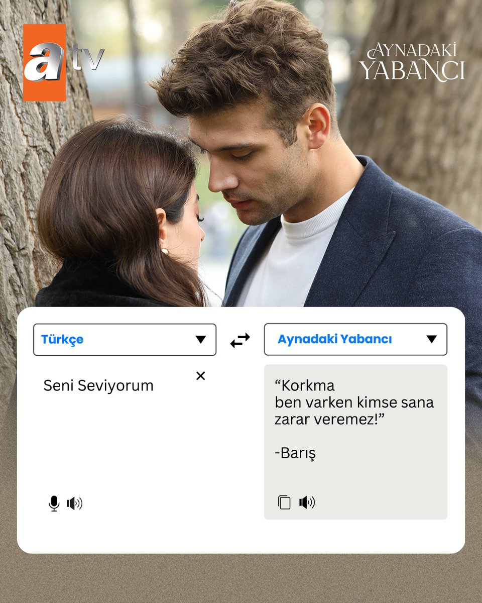 Şartlar ne kadar zor olursa olsun, Barış’ın, Defne’ye olan sevgisi sarsılmıyor… ❤
#AynadakiYabancı <a href="/atvcomtr/">atv</a>
