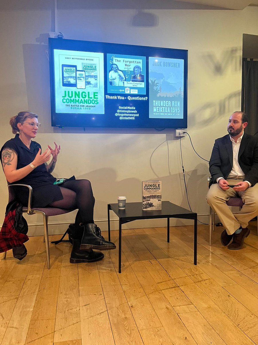 Jack and guest host Lucy managed Burma 45 in 45 minutes perfectly at the <a href="/I_W_M/">Imperial War Museums</a> Podcast Live festival today. Amphibious ops and manoeuvre warfare the order of the day - and lots of lovely comments at the end. Thanks to everyone involved.