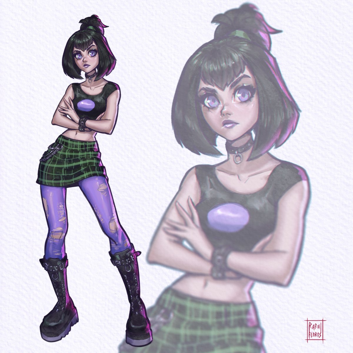Weekend's Fanart 
A true classic Cartoon Goth girl 
Sam from Danny Phantom