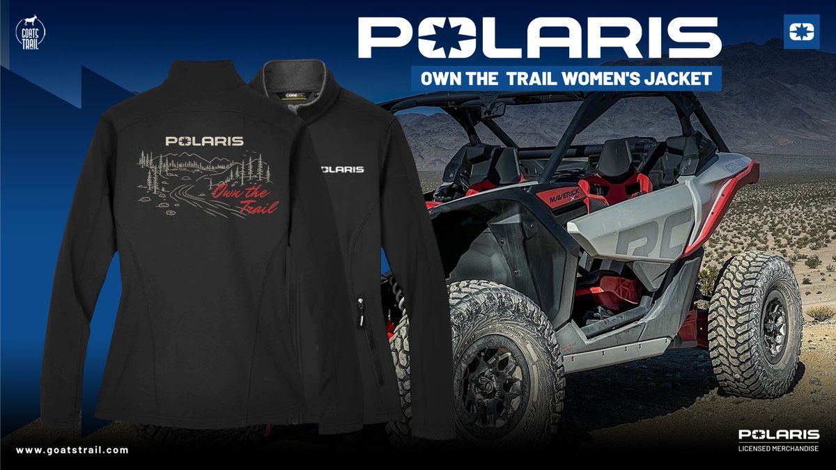 GoatsTrailCo's tweet image. Adventure looks good on you. 💃💨

The Polaris® Women’s Off Road Lightweight Jacket is built for comfort, toughness, and serious trail style.

👉 goatstrail.com/products/women…

#PolarisOffRoad #WomenWhoRide #OffRoadStyle #4x4Nation #TrailQueens #AdventureAwaits #PolarisGear