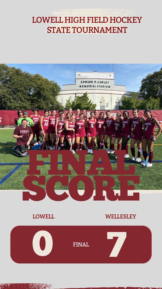 Lowell High Field Hockey tweet media