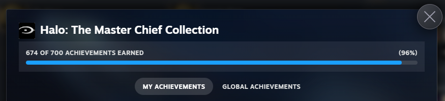 I forever dream the day that online achievements no longer exist. My best bet is to hope Halo Campaign Evolved's hype gets people playing Halo MCC again and the player count surges up for a good month or two before CE releases.
