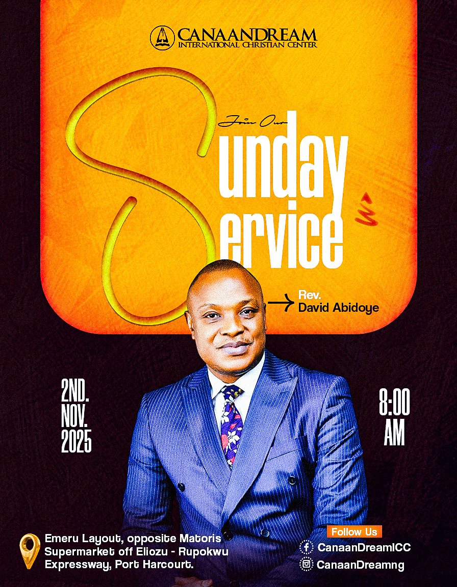 Tomorrow is the First Sunday of November!

We’re starting this month with joy, gratitude, and a fresh wave of INCREDIBLE MIRACLES! 💫

Don’t miss the atmosphere of worship, the Word, and divine encounters.

Your miracle moment is here! 🙏

#IncredibleMiracles #CanaanDreamICC