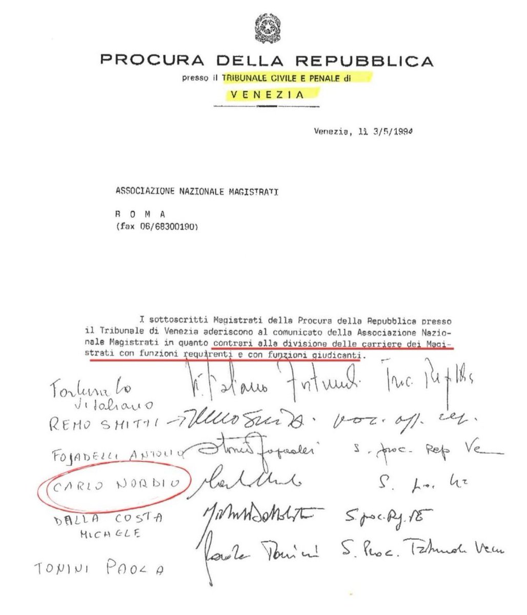 <a href="/LucioMalan/">Lucio Malan</a> Nordio era contrario alla separazione delle carriere