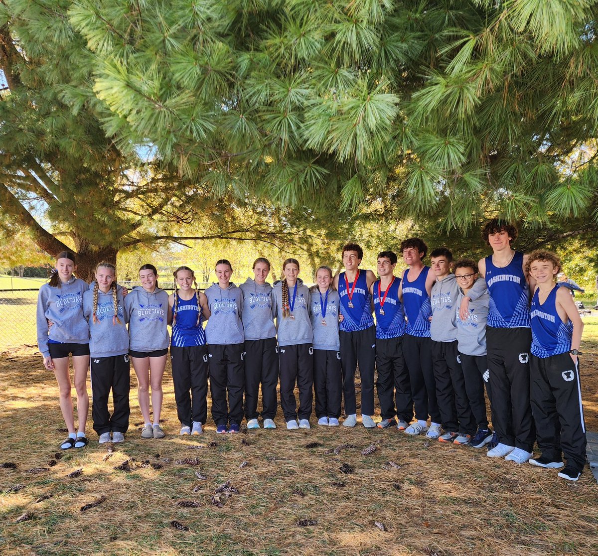 For the First Time is School History, the Boys and Girls Cross Country teams have Qualified for the Missouri State Championships together!!!