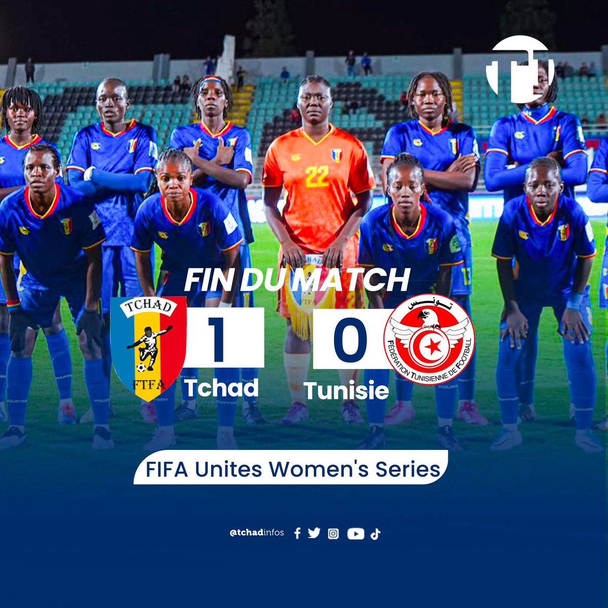 Après la victoire contre la Libye. Voilà une autre victoire contre la Tunisie.
Félicitations Sao Dames.