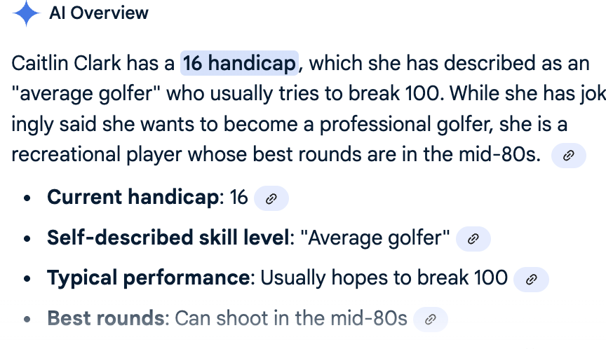 PSA: Caitlin Clark is not joining the LPGA. She's playing in a pro-am, like tons of other celebs over the years.