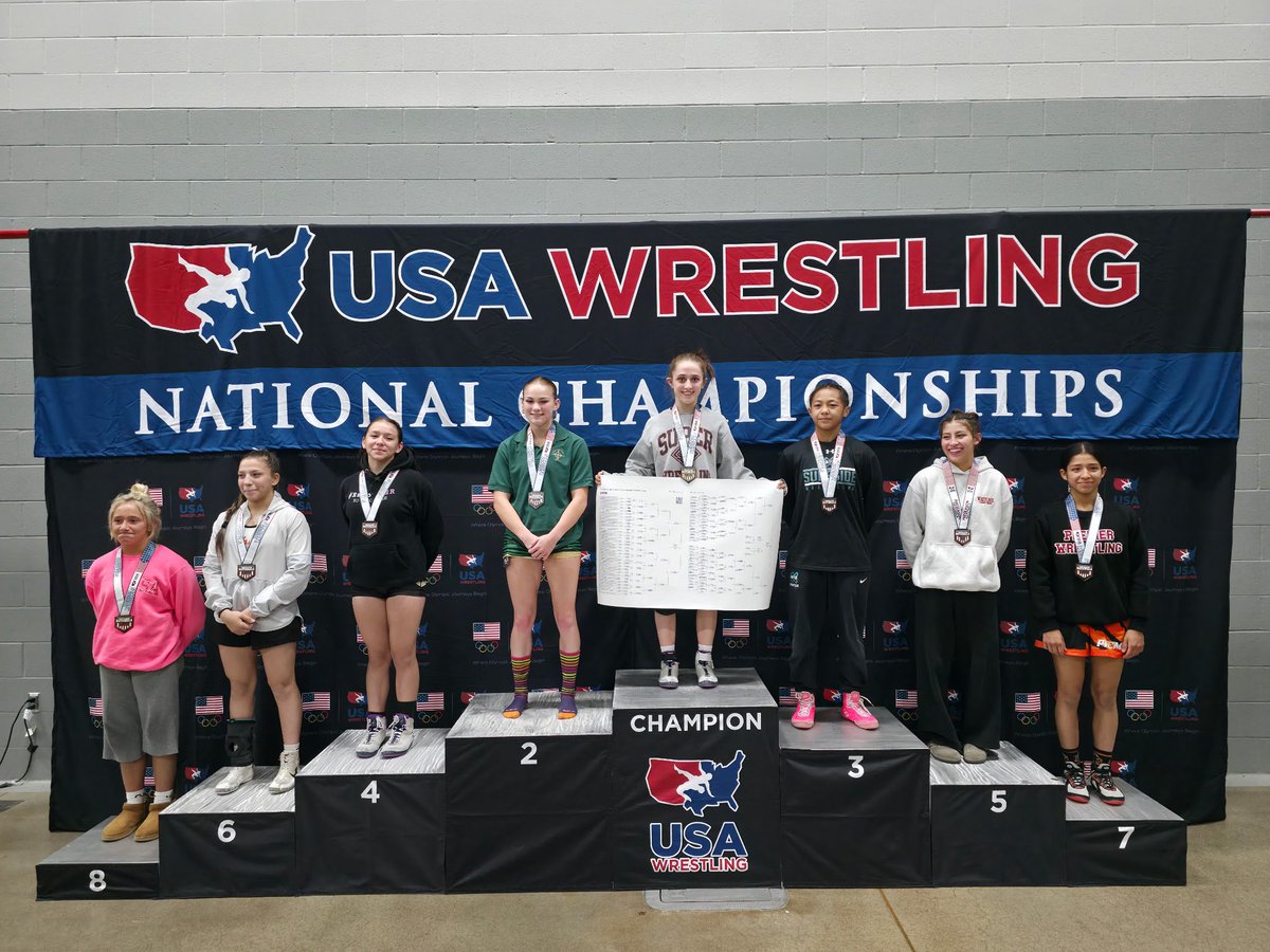 FMiller64580's tweet photo. Shout out to Isabel Kaplan on winning USA Wrestling Preseason Nationals! One of the most humble and hard working athletes I’ve had the opportunity to be around. Very proud of you Isabel! https://t.co/Zt32FKDuWh