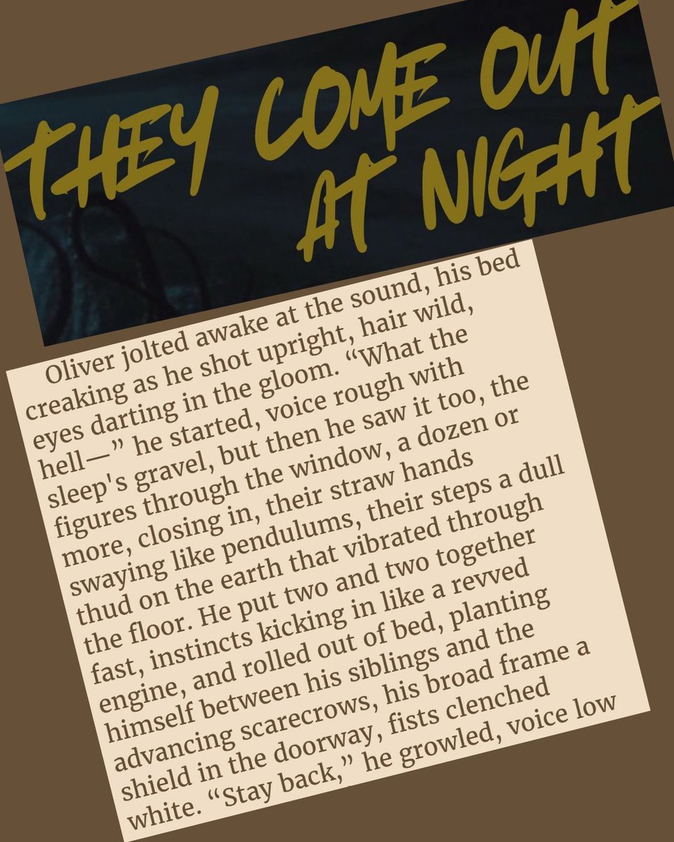 They Come Out at Night.
Now available whenever EBooks are sold.
#FolkHorror #HorrorNovella #IndieAuthor