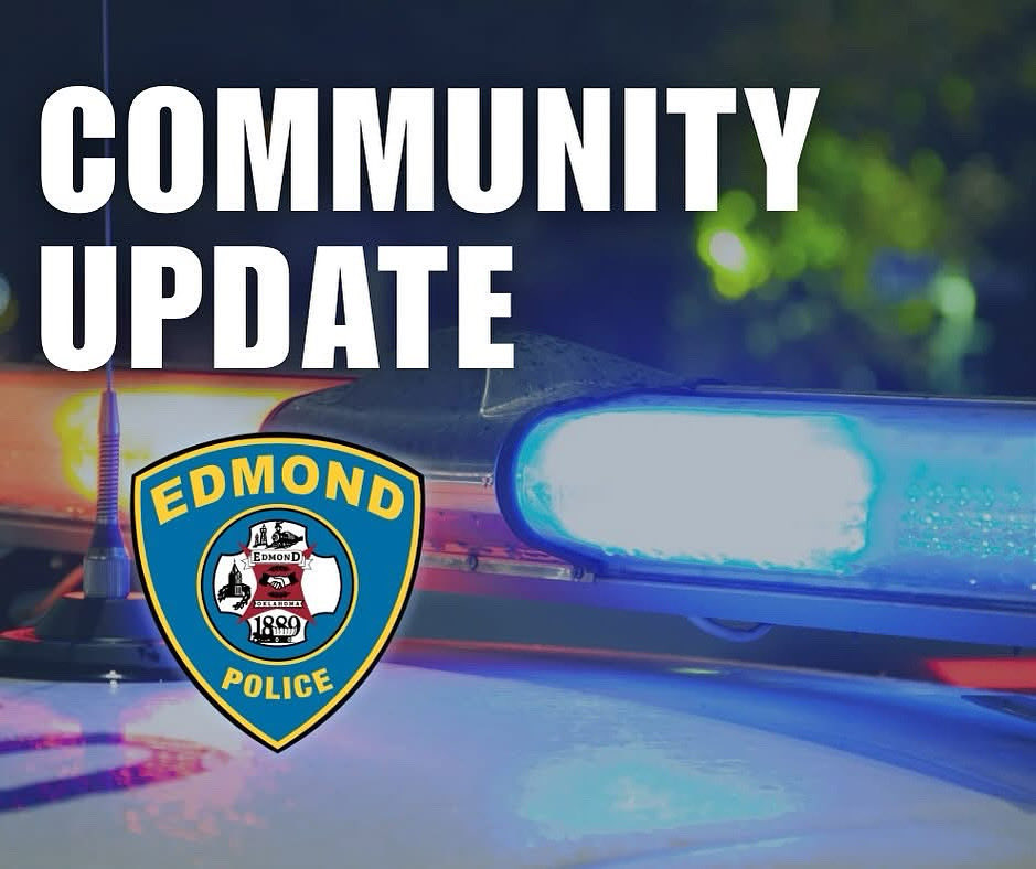 Edmond, OK – November 1, 2025
Just after 2:00 p.m., Edmond Police responded to a call at the pond at Coffee Creek Apartments, 501 W. 15th Street. The calling party reported that her son, who was fishing, saw what he believed to be a small child in the water.
Edmond Fire